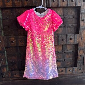 Pink Sequin Dress